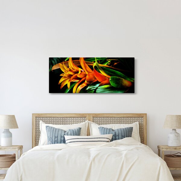 Narancssárga csokor képe (120x50 cm)