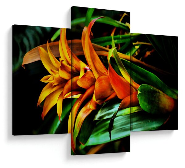 Narancssárga csokor képe (90x60 cm)