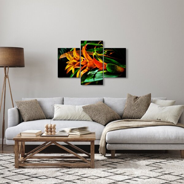 Narancssárga csokor képe (90x60 cm)