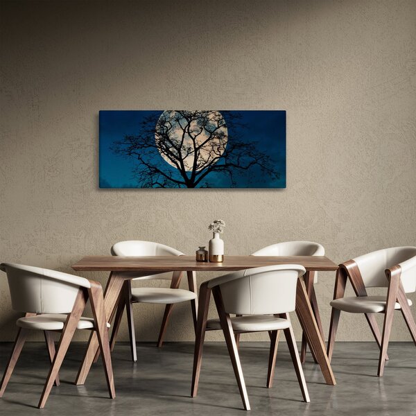 Fa képe teliholdkor (120x50 cm)