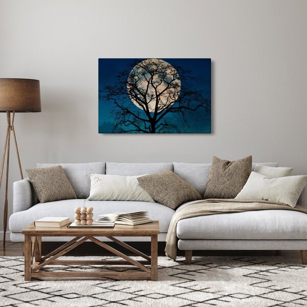 Fa képe teliholdkor (90x60 cm)