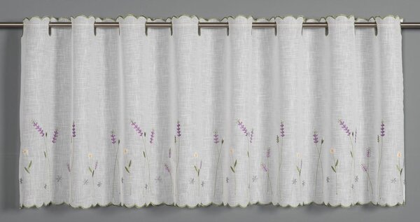Fehér fényáteresztő függöny 135x45 cm Lavender – Sehlbach