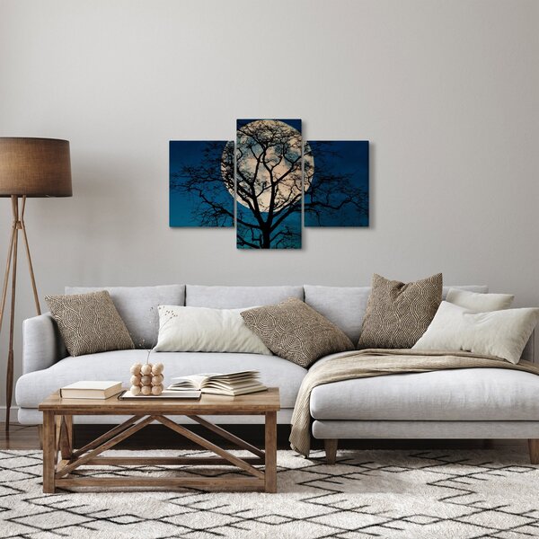 Fa képe teliholdkor (90x60 cm)