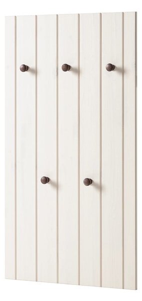 Fehér borovi fenyő előszoba bútor 55x100x2 cm Anita – Støraa