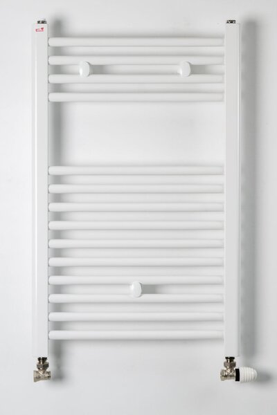 Törölközőszárító radiátor - Viva Platinum Therm - EGYENES - fehér - 500 x 800 mm