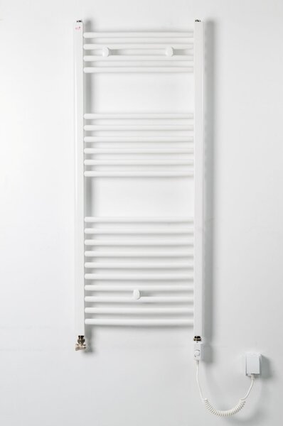 Törölközőszárító radiátor - Viva Platinum Therm - EGYENES - fehér - 500 x 1200 mm