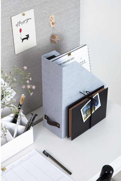 Karton rendszerező dokumentumokhoz Estelle Canvas Paper Laminate – Bigso