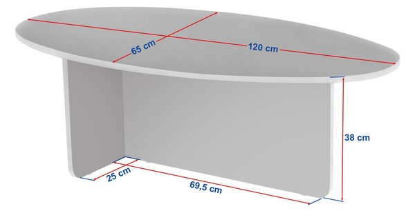 Dohányzóasztal Orian (travertin) . Akció -28%