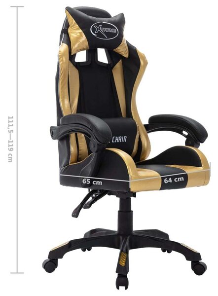 Xtreme Racing Gamer Szék - Arany/Fekete