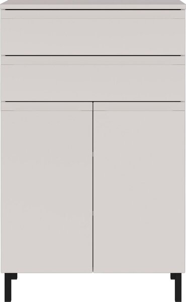 Krémszínű magas fürdőszoba szekrény 60x97 cm Salinas – Germania