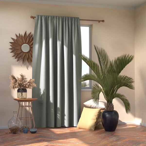 Szürke dimout (részleges sötétítő) függöny 140x270 cm Kierra – Restilo