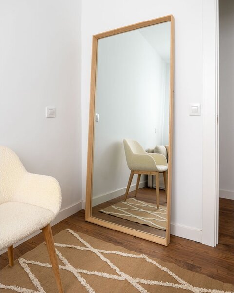 Fali tükör 80x180 cm Nerina Natural – Kave Home