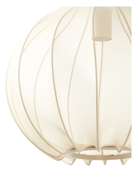 Bézs függőlámpa textil búrával ø 39 cm Elati – Light & Living