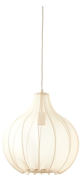 Bézs függőlámpa textil búrával ø 39 cm Elati – Light & Living