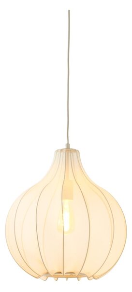 Bézs függőlámpa textil búrával ø 39 cm Elati – Light & Living
