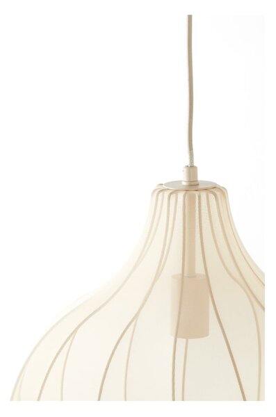 Bézs függőlámpa textil búrával ø 39 cm Elati – Light & Living