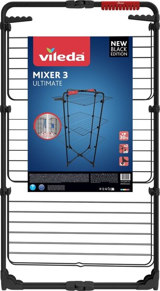 Fekete ruhaszárító 30 m Mixer 3 – Vileda