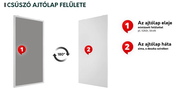 Tolóajtó Baxdos 8 (sonoma tölgy + fekete)