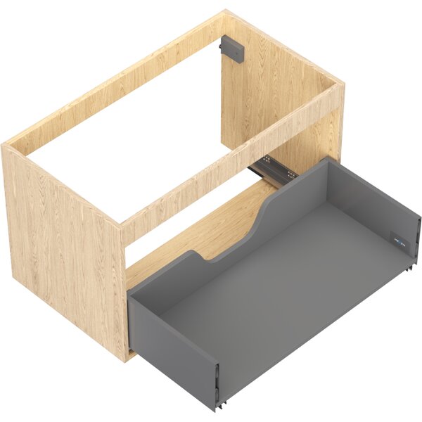 Mexen Box-A, fali szekrény 80 cm, 1 fiók, tölgyfa, 91AX0-0800-470-1-81