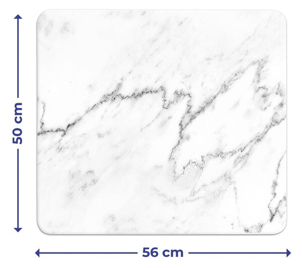 Edzett üveg falvédő tűzhelyhez 50x56 cm Marble – Wenko