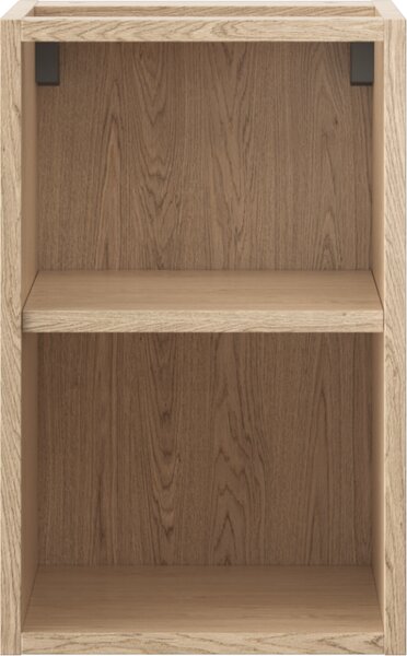 Mexen Box-A, nyitott szekrény polccal 30 cm, tölgyfa, 91AX2-0300-470-0-81