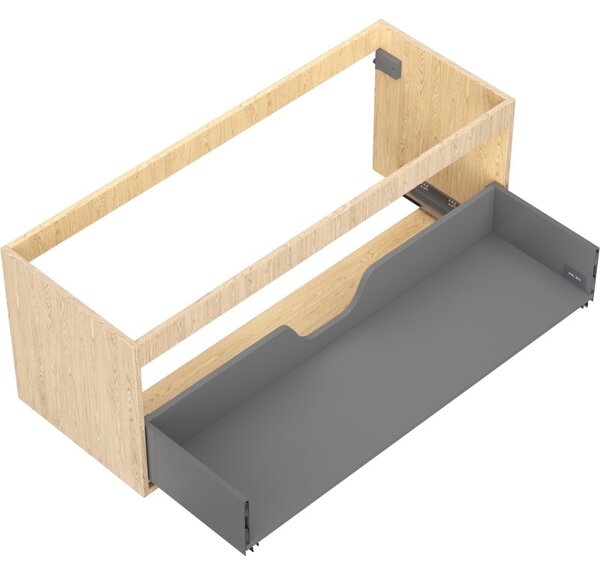 Mexen Box-A, fali szekrény 120 cm, 1 fiók, tölgyfa, 91AX0-1200-470-1-81