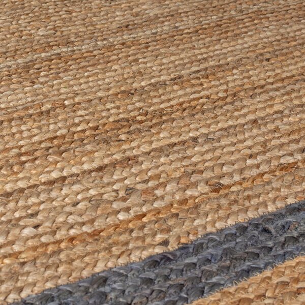 Szürke-natúr színű kézi szövésű juta futószőnyeg 80x230 cm Grace Grey – Flair Rugs
