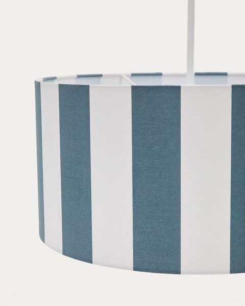 Fehér-kék gyerek lámpabúra ø 40 cm Ciral – Kave Home