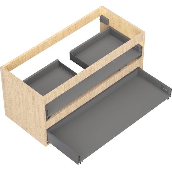 Mexen Box-A, fali szekrény 100 cm, 2 fiók, tölgyfa, 91AX0-1000-470-2-81