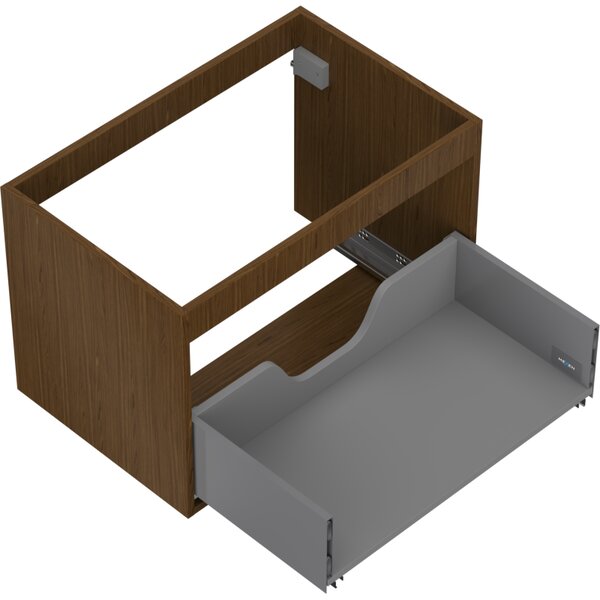 Mexen Box-A, fali szekrény 70 cm, 1 fiók, diófa, 91AX0-0700-470-1-86