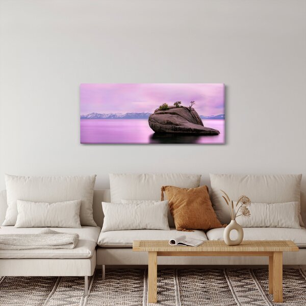 Kő a tengerben képe (120x50 cm)