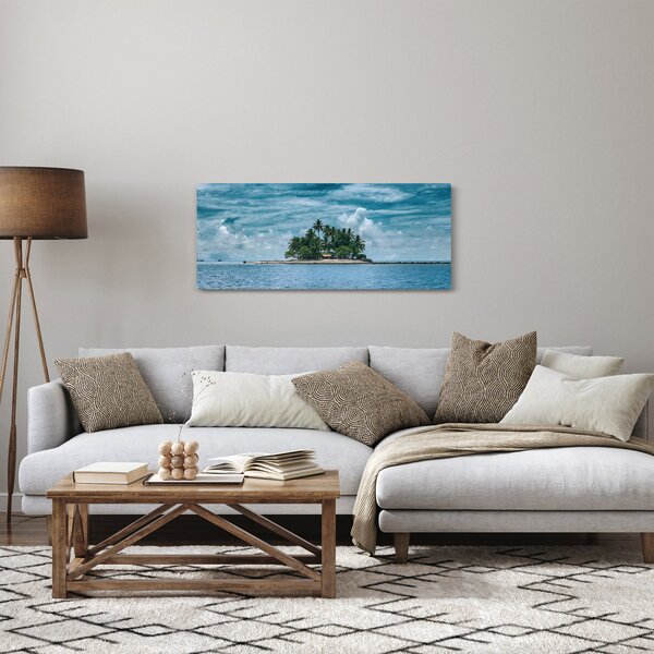 Kép - sziget a tengeren (120x50 cm)