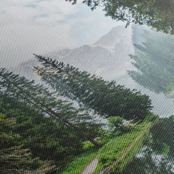 Kép az erdei tóról (120x50 cm)