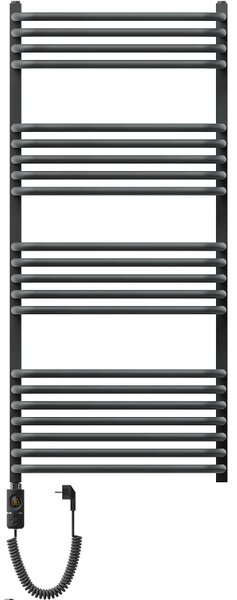 Mexen Apollo, elektromos fűtőelem 1210x550 mm + fűtőrúd 600 W, antracit, W117-1210-550-2600-66