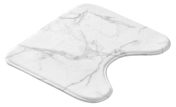 Fehér-szürke fürdőszobai kilépő WC-hez 45x45 cm Marbre – douceur d'intérieur