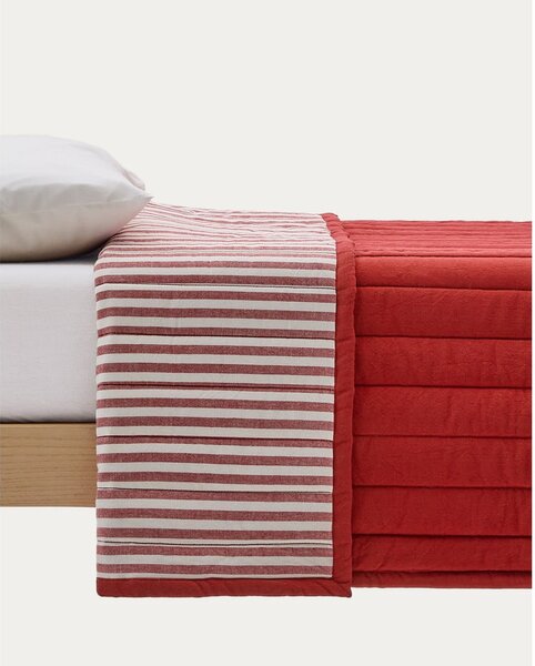 Piros bio pamut steppelt ágytakaró 180x240 cm Sini – Kave Home