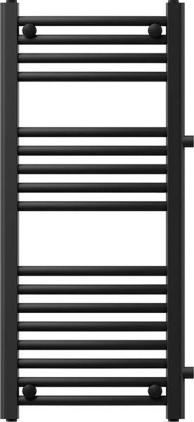 Mexen Ares, fűtőelem 900 x 400 mm, 312 W, oldalsó jobb és alsó csatlakozás, fekete, W102-0900-400-00-70-S