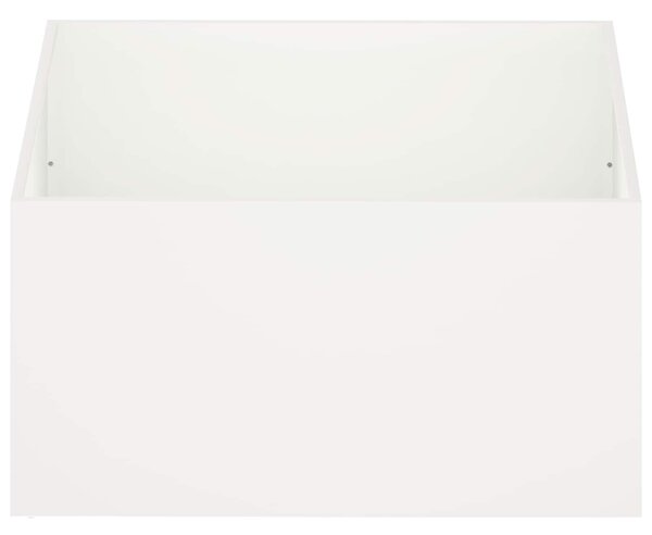 VidaXL Kerti cserép 2 db Fehér 100 x 100 x 40 cm