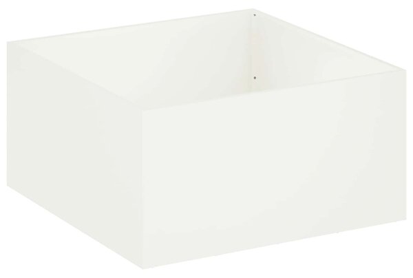 VidaXL Kerti cserép 2 db Fehér 100 x 100 x 40 cm