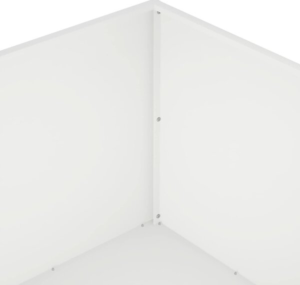 VidaXL Kerti cserép 2 db Fehér 100 x 100 x 40 cm