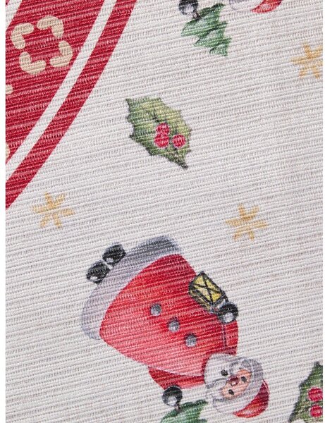 Piros kerek szőnyeg karácsonyi mintával ø 160 cm Toy's Delight Santa Claus – Villeroy&Boch