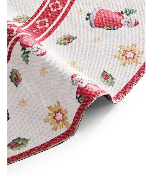 Piros kerek szőnyeg karácsonyi mintával ø 160 cm Toy's Delight Santa Claus – Villeroy&Boch