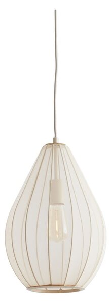 Bézs függőlámpa textil búrával ø 28 cm Itela – Light & Living