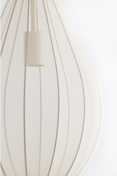 Bézs függőlámpa textil búrával ø 28 cm Itela – Light & Living