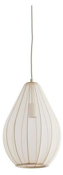 Bézs függőlámpa textil búrával ø 28 cm Itela – Light & Living