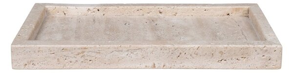 Kő dekoratív tálca 15x30,5 cm Travertine – House Nordic