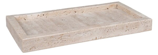 Kő dekoratív tálca 15x30,5 cm Travertine – House Nordic