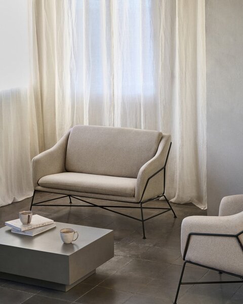 Bézs fotel Brida – Kave Home