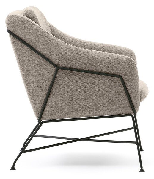 Bézs fotel Brida – Kave Home