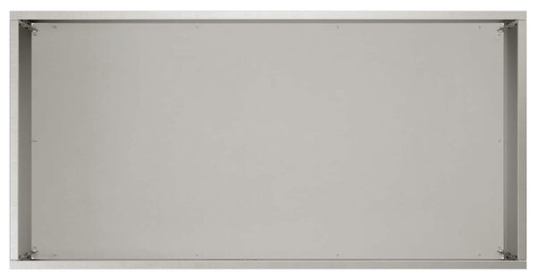 VidaXL Kerti cserép 2 db Ezüst 60 x 30 x 50 cm Rozsdamentes Acél